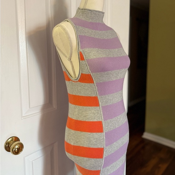 “DAILY PRACTICE” Anthropologie Striped Sleeveless Knit Sweater Dress - Picture 8 of 13